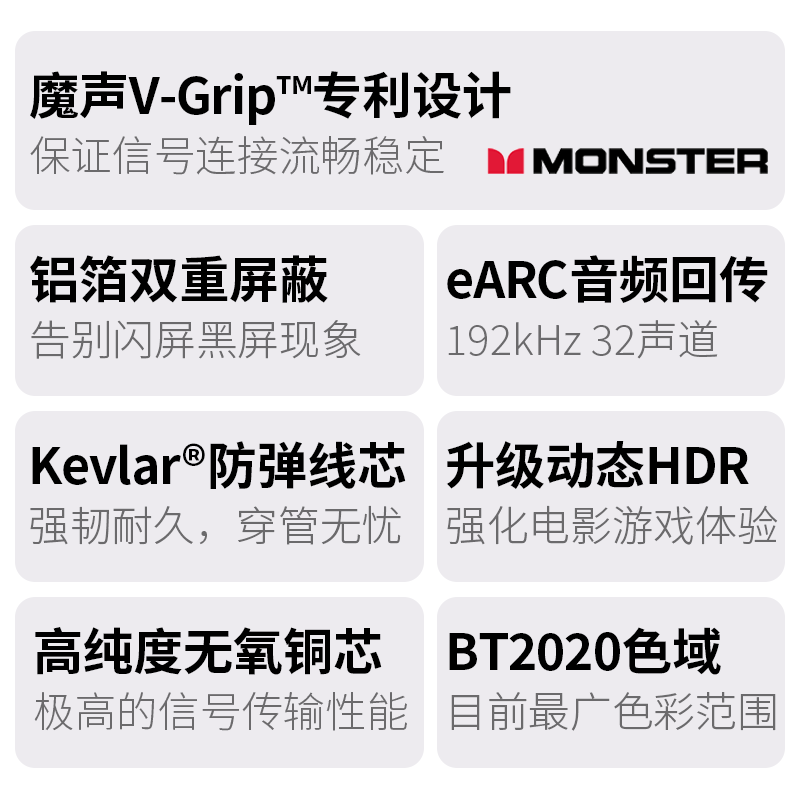 魔声hdmi2.1光纤线电视高清连接线钴蓝满血认证4K 8K电脑 细软管 - 图2