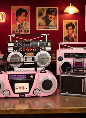 80年代磁带录音机摆件收音机道具