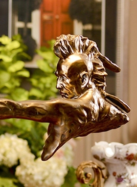 印第安射手人物雕塑客厅装饰摆件