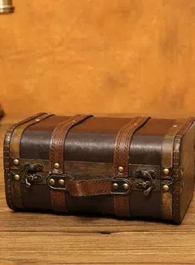 复古手提箱摆件储物箱剧本杀道具