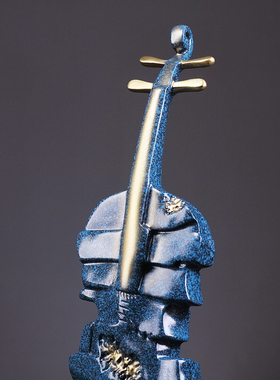 小提琴欧式风家居客厅工艺摆设