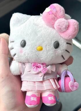 日本学院风平成辣妹hellokitty背包挂饰生日礼物kt猫书包挂件
