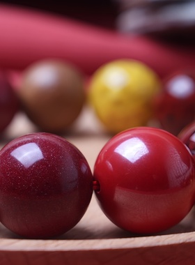 正品朱砂雄黄桃木多宝手串助睡眠保平安护身符本命年闺蜜生日礼物