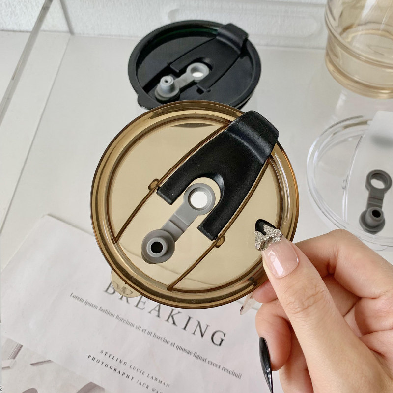 ins风杯盖可插吸管密封硅胶盖防漏防尘透明单独盖子通用水杯配件,淘宝优惠券,粉丝福利购,淘宝优惠卷