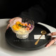 Ins ແບບ petal embossed dessert ໂຖປັດສະວະສີຄີມກ້ອນ