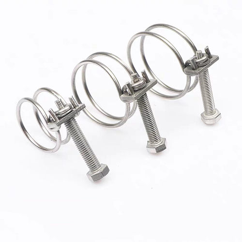 304/201不锈钢钢丝箍双钢丝喉箍强力箍橡胶管卡箍油管水抱箍管箍 - 图2