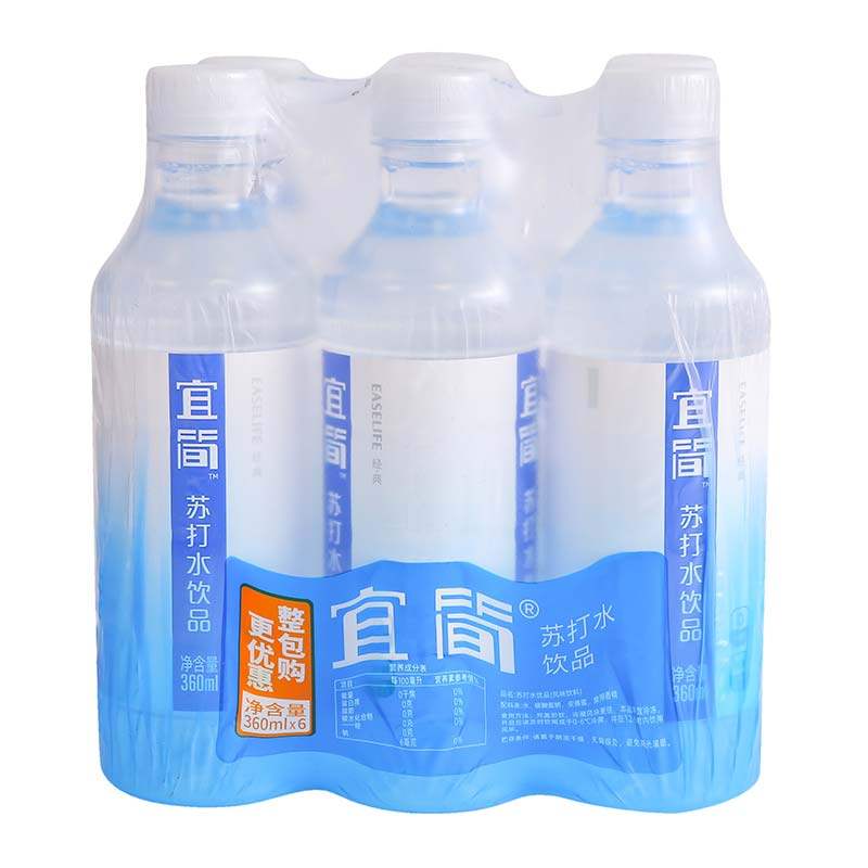宜简苏打水饮品饮料 360ml*6瓶/包_虎窝淘