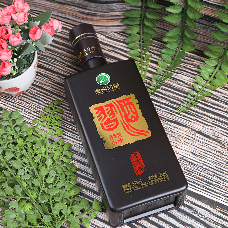 53度习酒老方瓶500ml/瓶贵州白酒酒香型手工特制