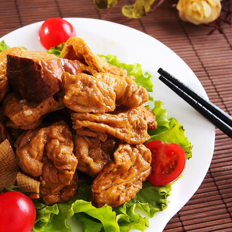 白玉盒装素杂拌 160g/盒豆制品_虎窝淘