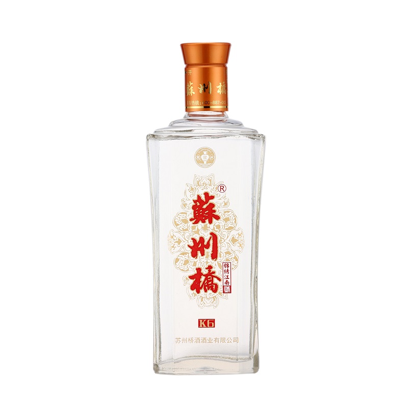 苏州桥 52度锦绣江南K6 500ML/瓶白酒酒水