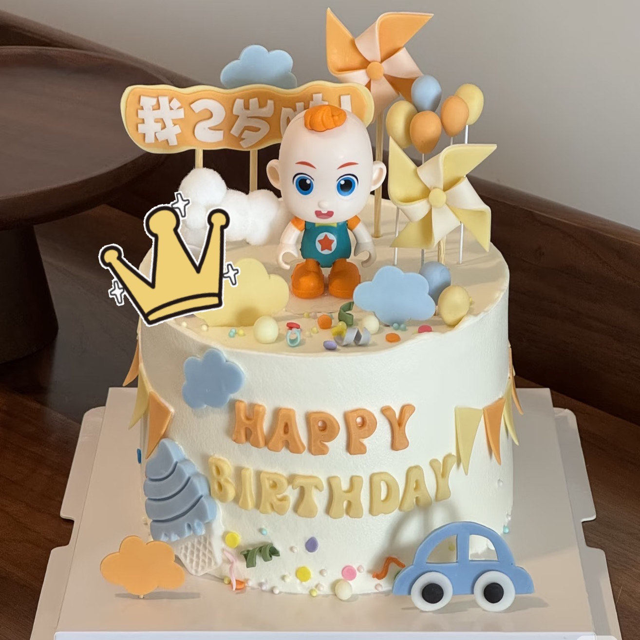 上海儿童超级宝贝2周岁生日蛋糕JOJO宝贝男孩汽车jojo生日蛋糕,淘宝优惠券,粉丝福利购,淘宝优惠卷