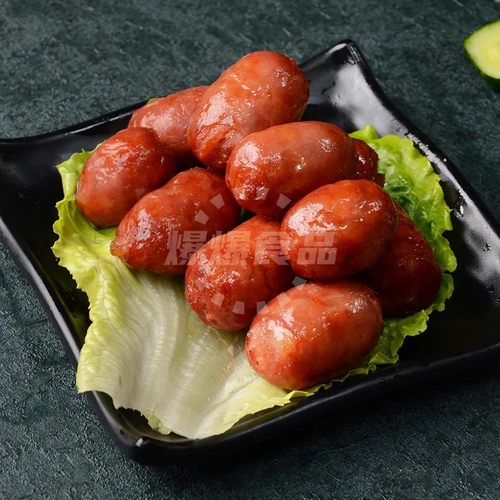 台湾香肠烤肠台式一口肠商用香肠粒粒肠不加淀粉烤肉肠油炸半成品 - 图1