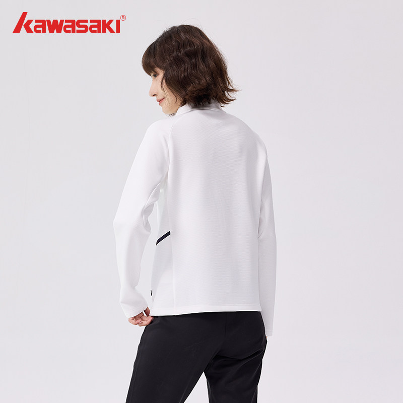 KAWASAKI/川崎新款秋冬男女款运动针织外套休闲立领运动服,淘宝优惠券,粉丝福利购,淘宝优惠卷