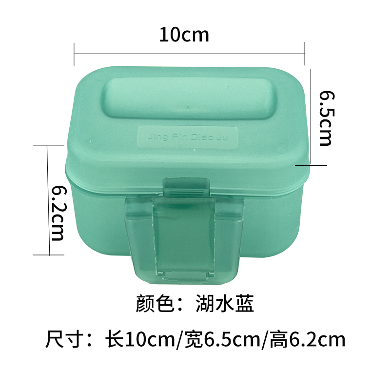 火牛溪流面筋盒腰挂蚯蚓盒挂腰饵料盒便携透气活饵塑料盒野钓装备 - 图2