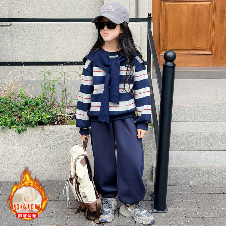 童装/婴儿装/亲子装套装韩版秋冬条纹日常女中国大陆B类其他材质,淘宝优惠券,粉丝福利购,淘宝优惠卷
