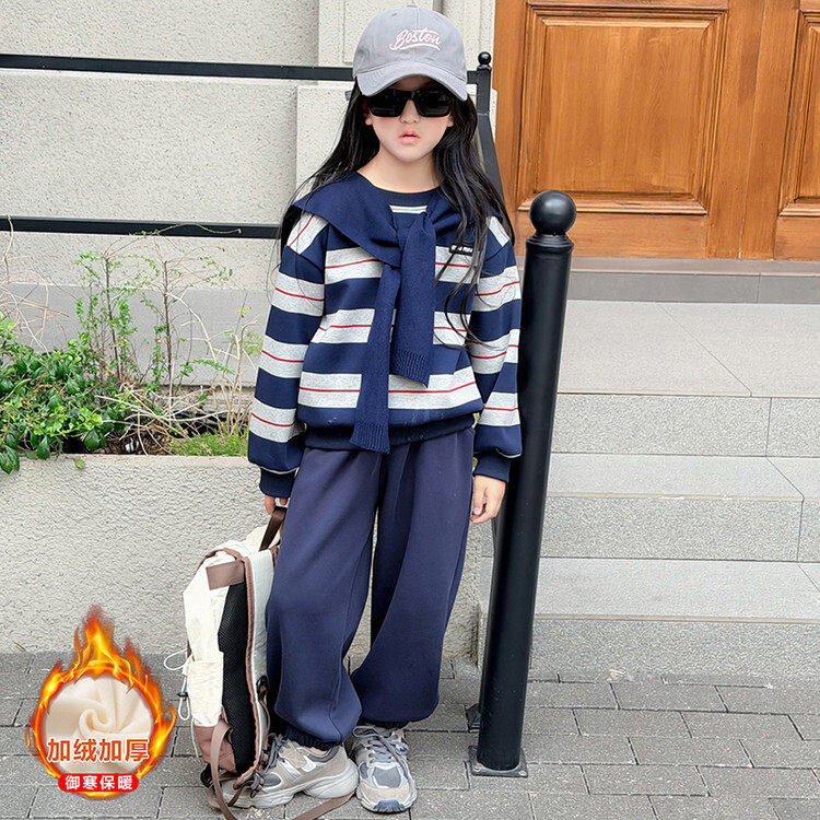 童装/婴儿装/亲子装套装韩版秋冬条纹日常女中国大陆B类其他材质,淘宝优惠券,粉丝福利购,淘宝优惠卷