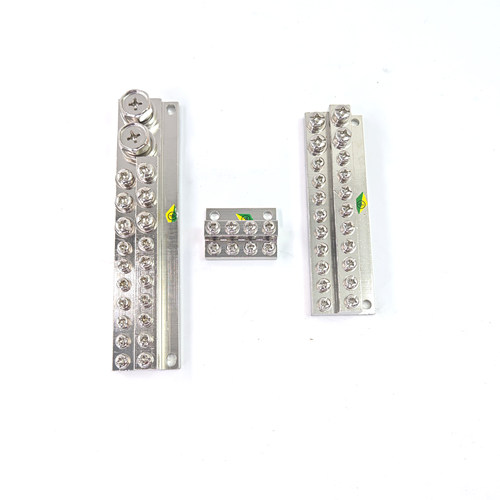 JDG双层接地排铜块A/B/C/D-3/4/5/7/8/9/10配电箱接线铜排零地排 - 图3