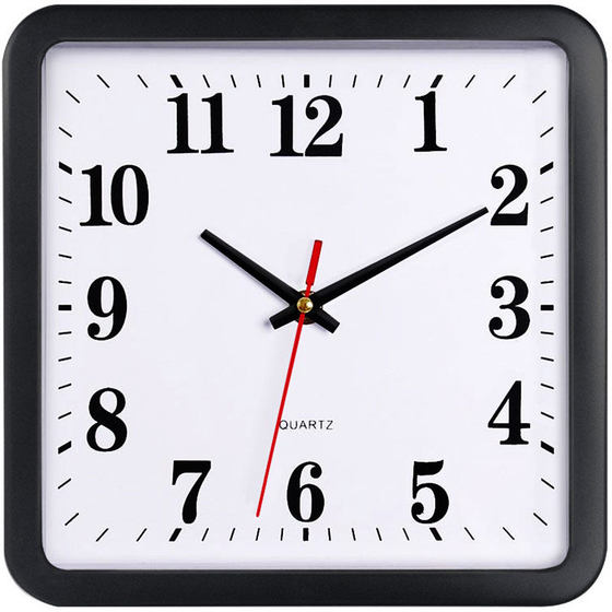 Large font cost-effective clock and wall clock for the elderly