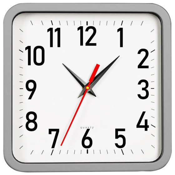 Large font cost-effective clock and wall clock for the elderly