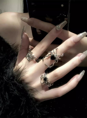 韩系轻奢高颜值蝴蝶开口戒指优雅简约开口食指指环小众百搭精致