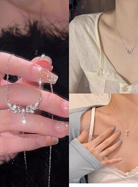 新款精致麦穗项链女高颜值高保色项链轻奢小众配饰锁骨链生日礼物