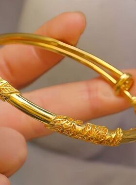 2026年爆款繁花似锦手镯轻奢时尚玲珑花朵可推拉女式