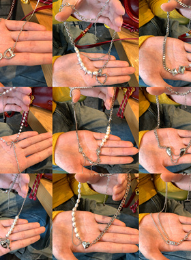 新款合集！ins风珍珠项链辣妹个性高级感串珠百搭锁骨链颈链吊坠