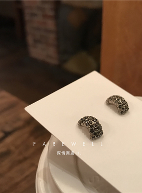 超精致小巧镶钻耳钉超好看推荐