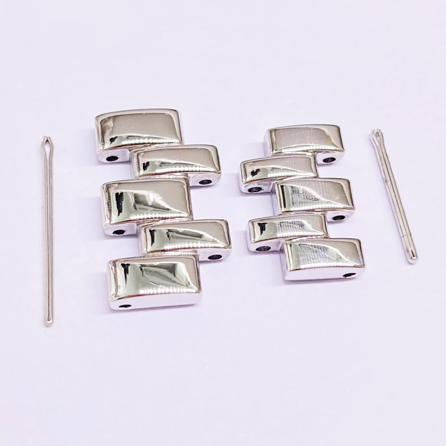 罗西尼原装表带5901钢带6901蝴蝶扣正品5902男女款6902原厂表链 - 图1