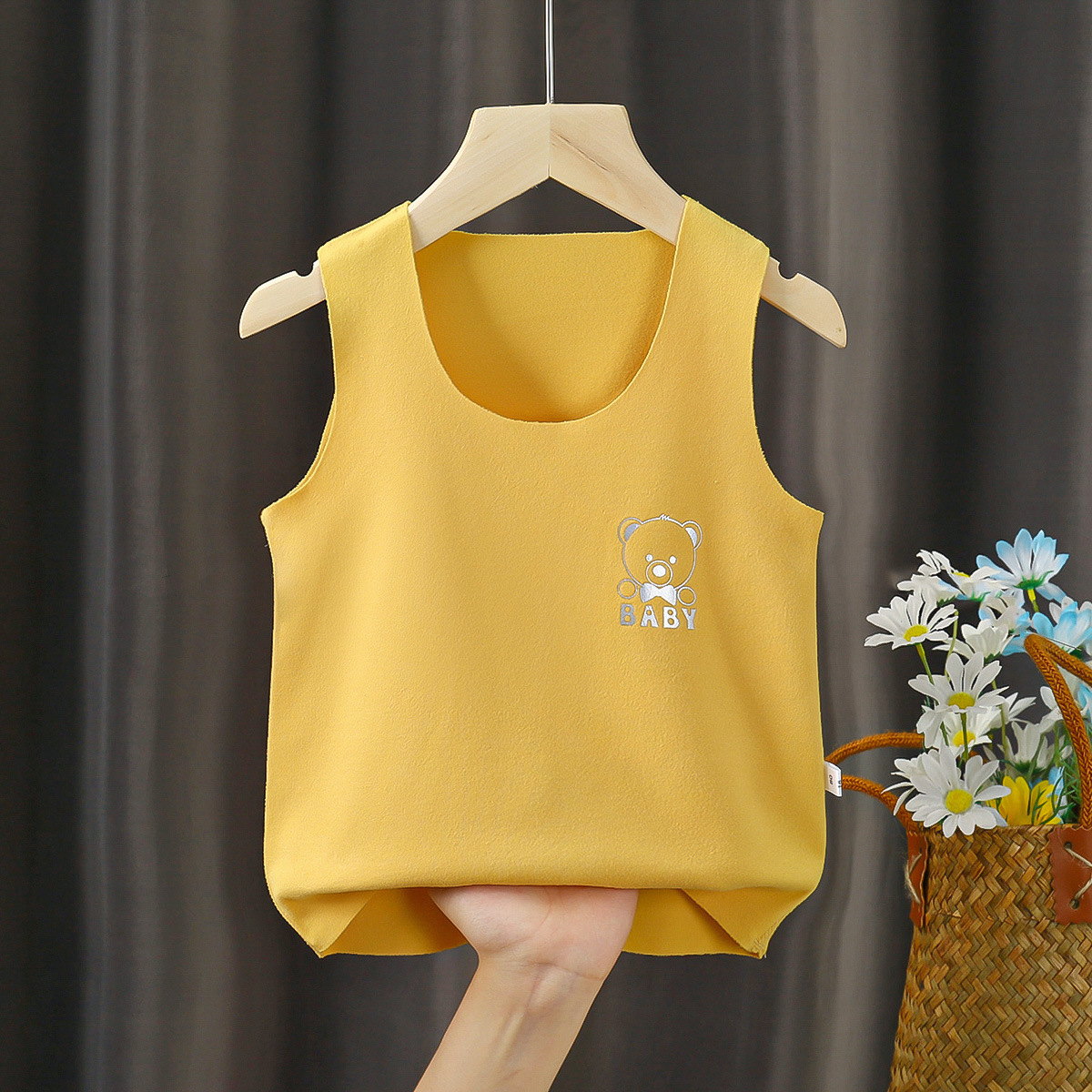 儿童德绒保暖背心春秋季婴幼儿打底男童内搭女童保暖无骨马甲坎肩,淘宝优惠券,粉丝福利购,淘宝优惠卷