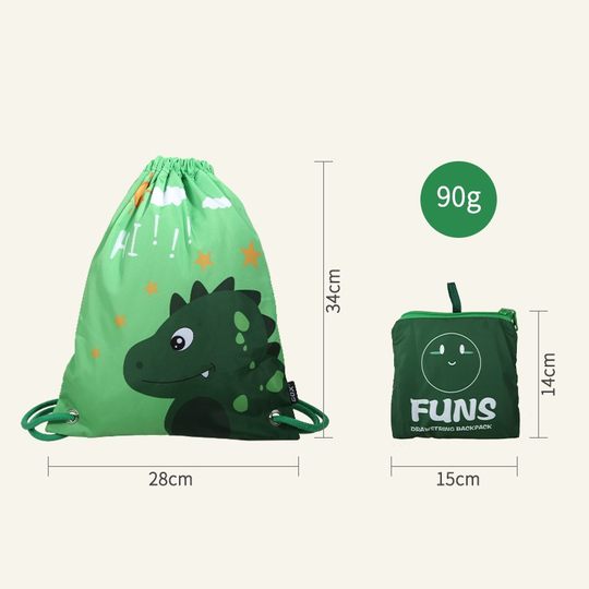 Gox children's drawstring backpack drawstring storage bag ultra-light