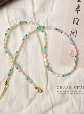 原创手作天然珍珠项链