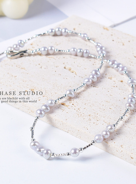 原创天然珍珠项链女小众设计感