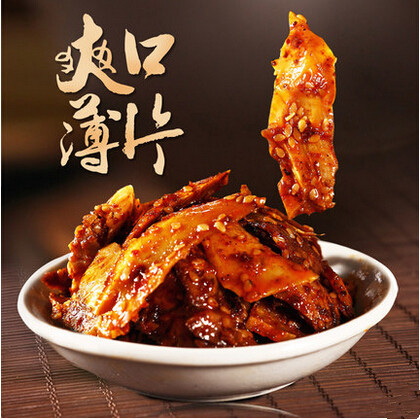 品品牛板筋40g*20袋 包邮 四川特产麻辣烧烤牛蹄筋牛筋零食小吃 - 图2