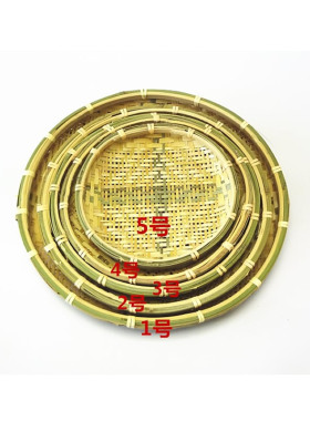竹编烧烤纯手工农家簸箕镂空
