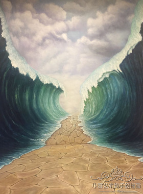 油画布定制立体画艺术高清喷绘