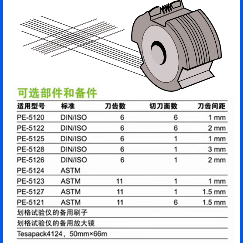 BYK百格刀划格器BYK-5126漆膜划格器5120 5121 5122百格测试 - 图2