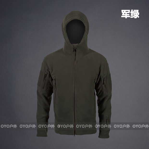 TAD男款Ranger Hoodie游骑兵带帽防风厚抓绒衣美国进口Polartec-图3