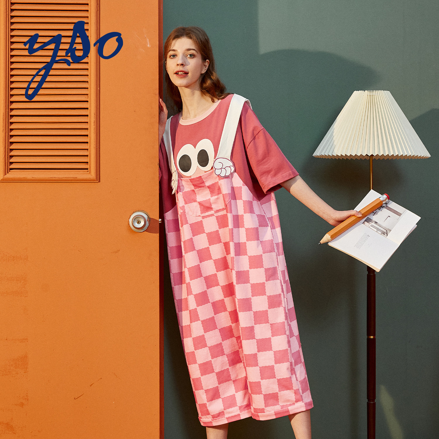 春夏连体衣可外穿a睡衣 yso睡衣/家居服套装