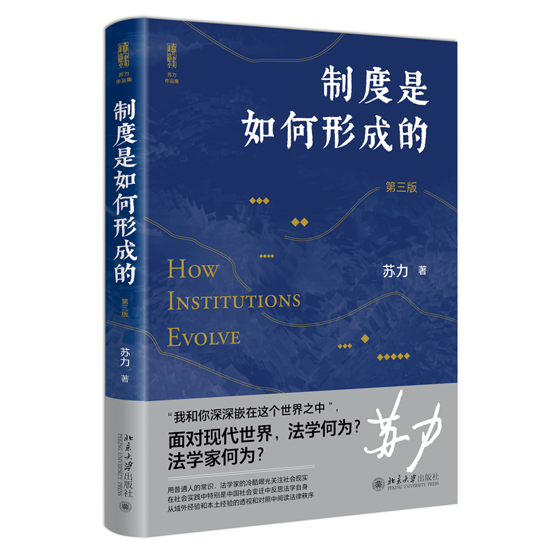 制度是如何形成的 第三版 苏力 农村司法需求 司法审查 婚姻法修改 学术随笔读书笔记 社会法律热点 送法下乡 北京大学旗舰店正版 - 图0