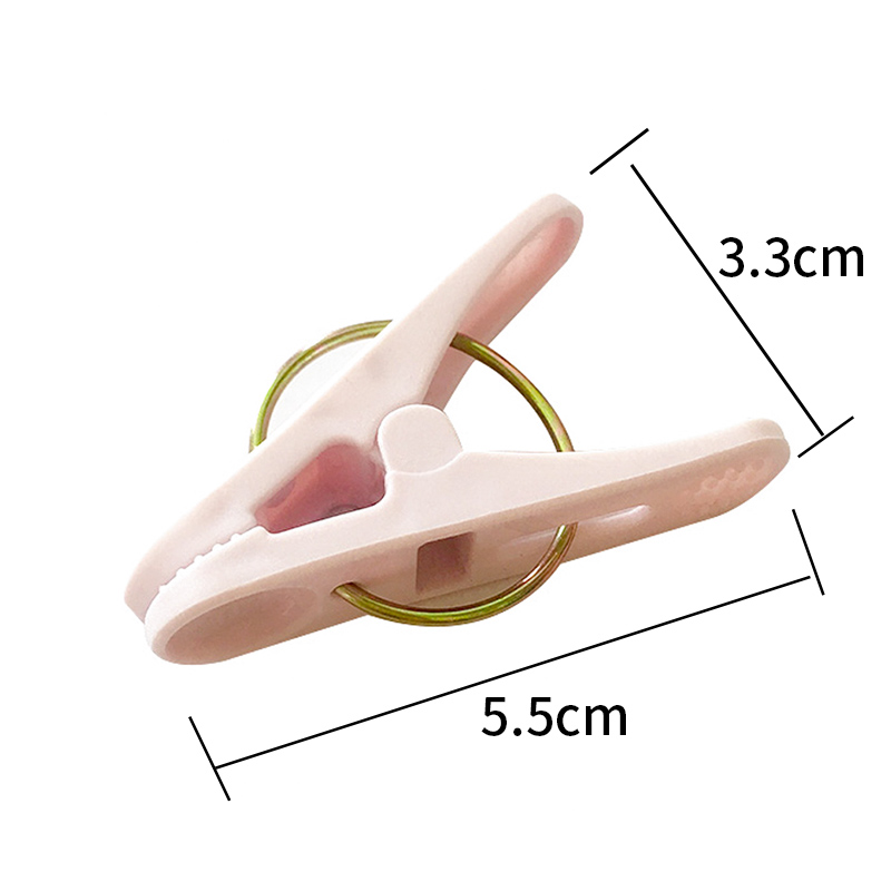 100个晾衣夹强力防风家用晒衣服固定器大小号夹晾晒衣架塑料夹子-图0