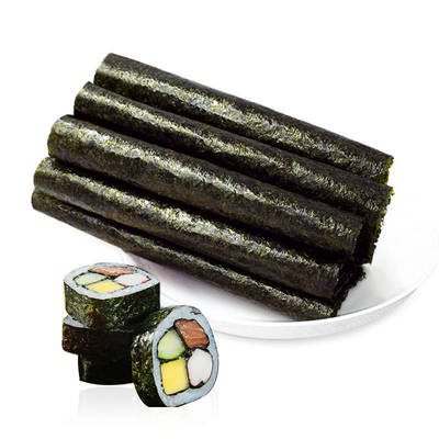 苔咖小镇】做寿司海苔寿司包饭紫菜海苔50张包邮寿司店海苔专用_虎窝淘