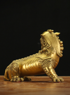 谛听九华山独角兽家居客厅装饰品