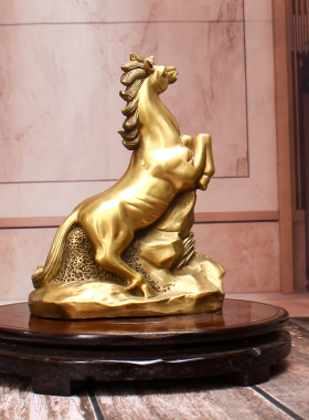 飞马十二生肖办公室风水装饰品