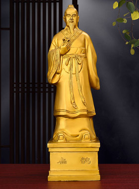 铜神医扁鹊神像摆件中医馆药店扁鹊张仲景华佗药王医圣铜像名医纯