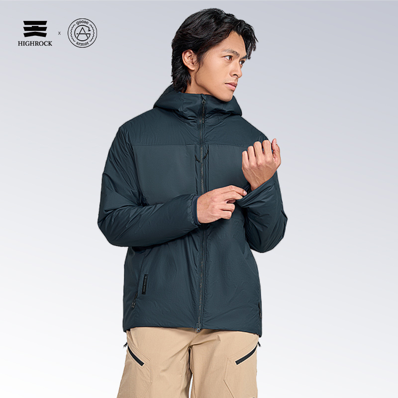 天石鹅铠甲新款金标p棉棉服男户外防风保暖秋冬徒步登山外套 G454 - 图2