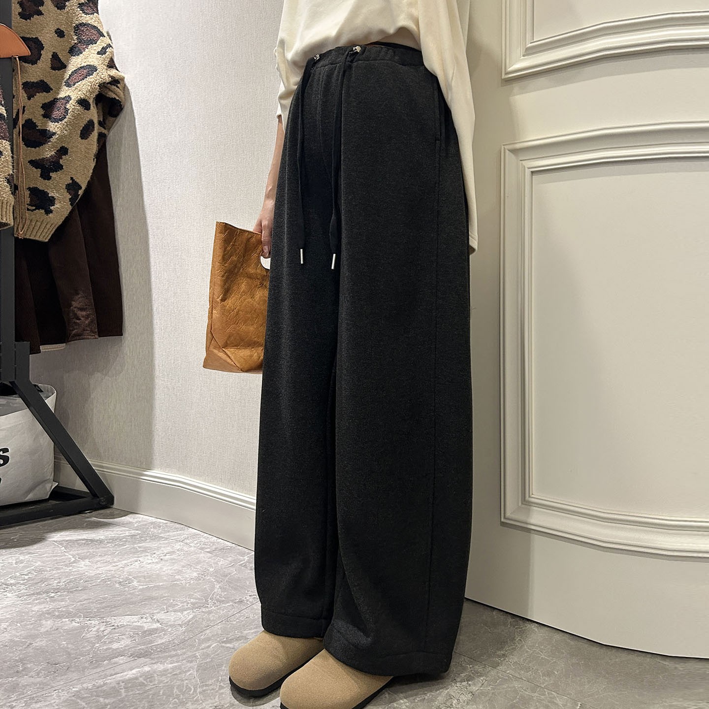 Nuomi granny pants maternity pants autumn and winter outer wear plus velvet