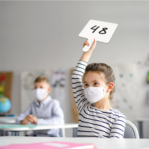 双面手持小白板可擦课堂抢答提问反复擦写教师教具学生幼儿小学 - 图2