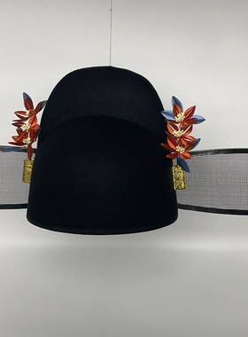 名字缠花乌纱帽金属簪花汉服帽子