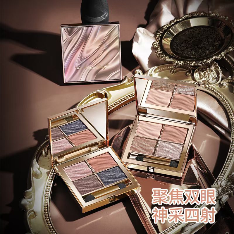 (669）维妮小熊流光溢彩灵动四色眼影16 - 图0